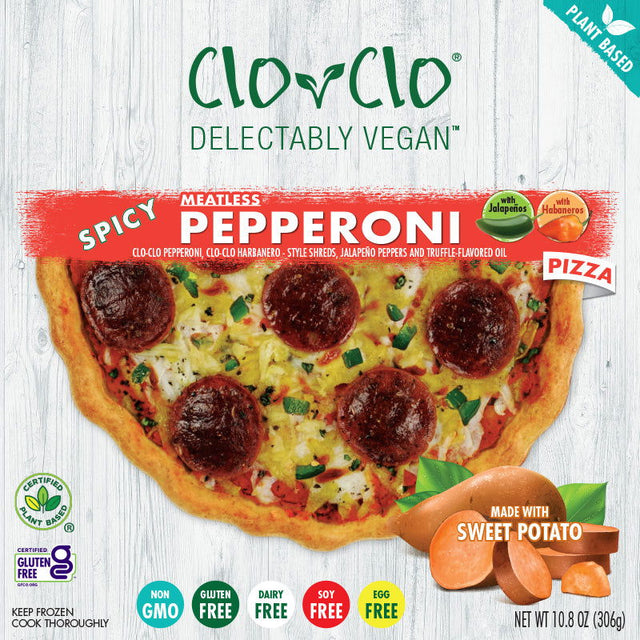 CLO-CLO VEGAN FOODS: Pizza Mtlss Pepp Jalapeno, 10.8 oz - #tag1# - #tag2#