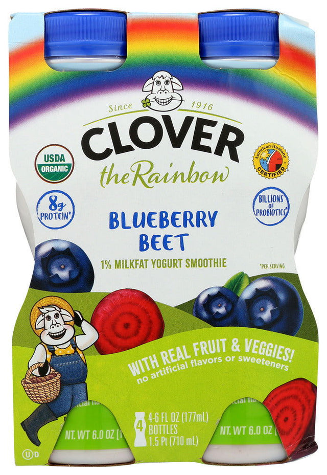 CLOVER SONOMA: Blueberry Beet Yogurt Smoothie, 24 oz - #tag1# - #tag2#