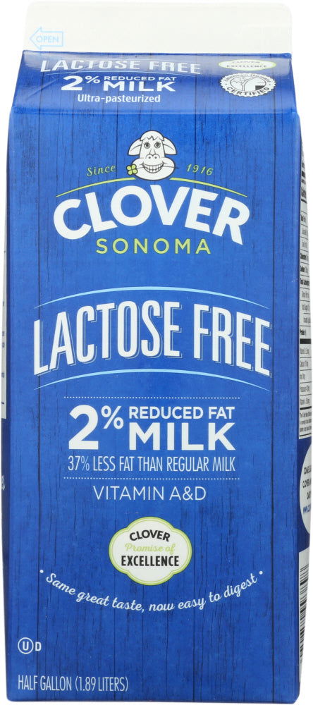 CLOVER SONOMA: Lactose Free 2 Percent Reduced Fat Milk, 64 fo - #tag1# - #tag2#