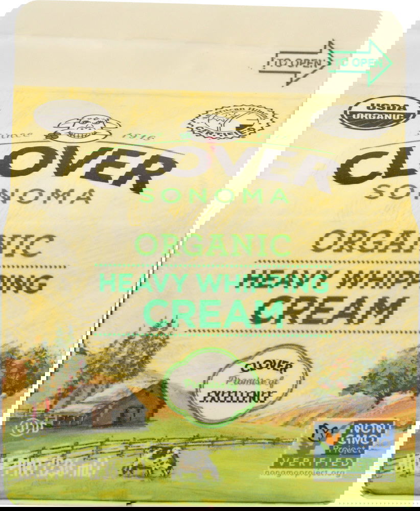 CLOVER SONOMA: Whip Cream Hpt Organic, 16 oz - #tag1# - #tag2#