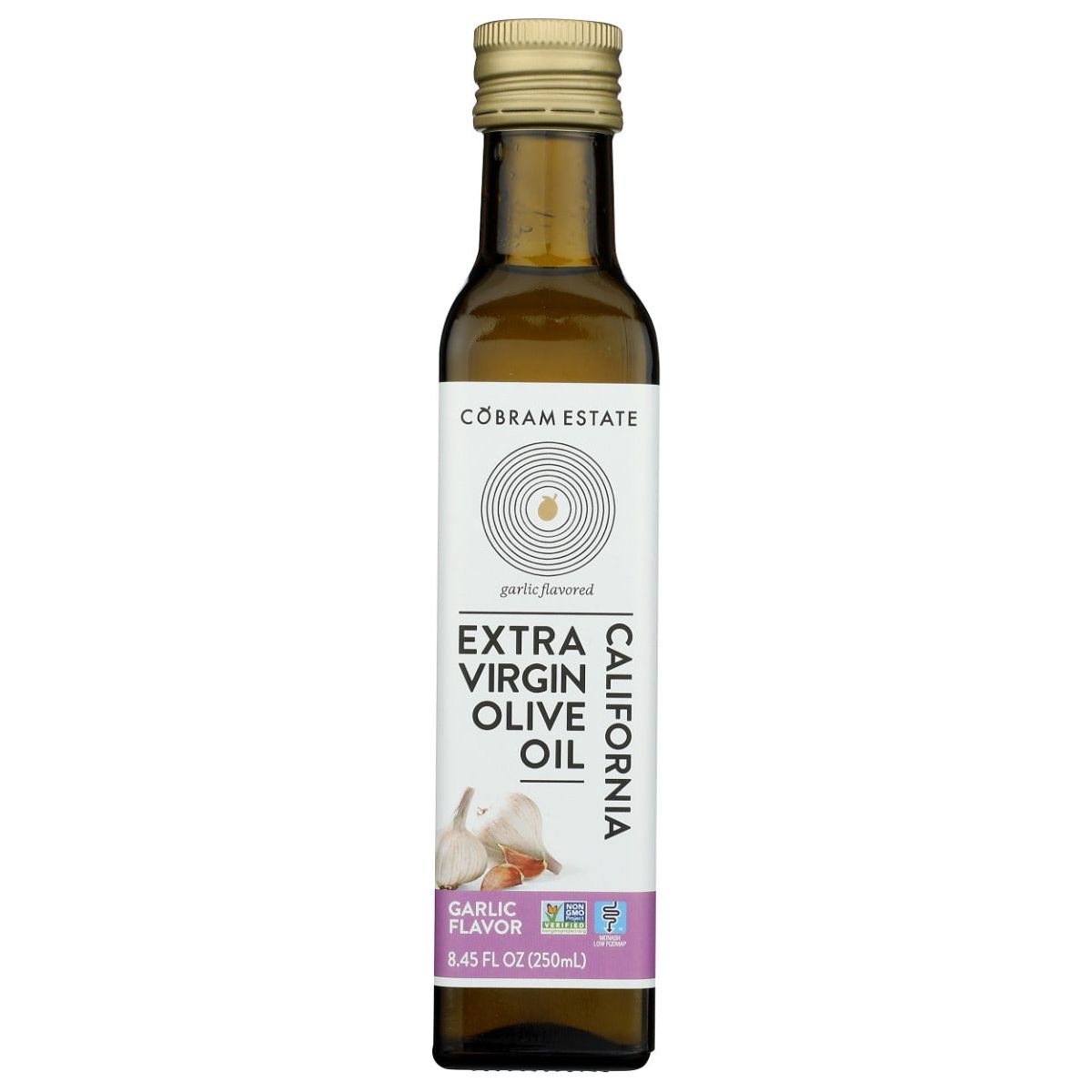 COBRAM ESTATE: California Extra Virgin Olive Oil Garlic Flavor, 250 ml - #tag1# - #tag2#