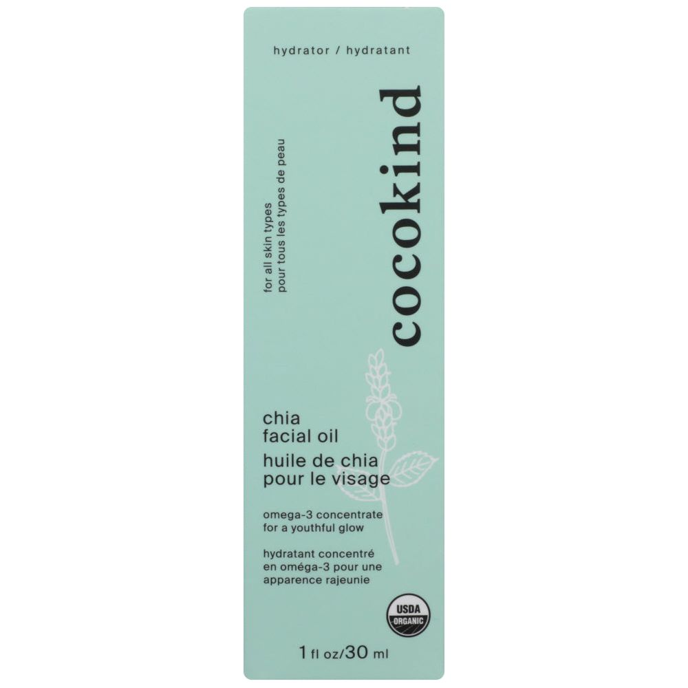 COCOKIND: Facial Oil Chia Org, 30 ml - #tag1# - #tag2#