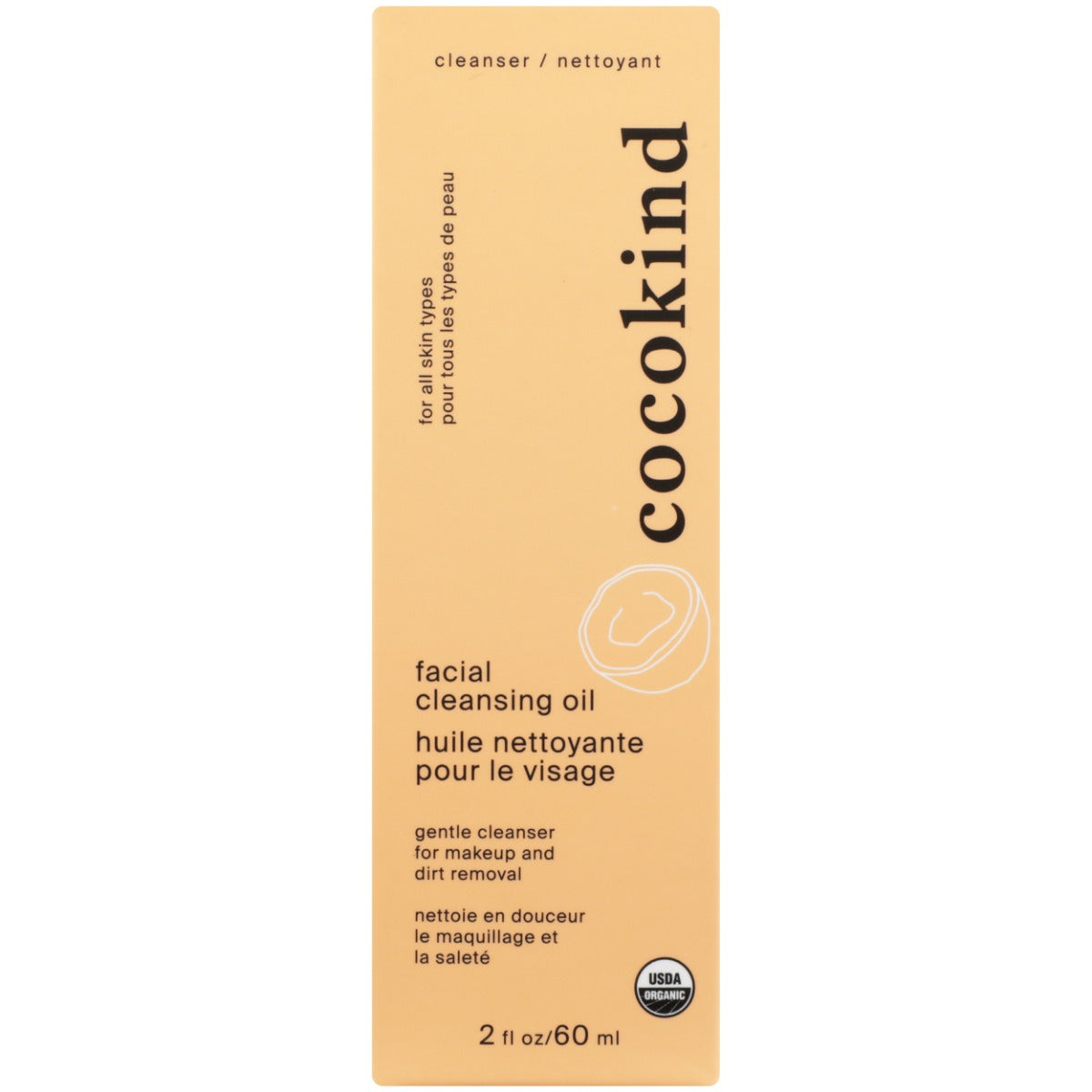 COCOKIND: Organic Facial Cleansing Oil, 60 ml - #tag1# - #tag2#