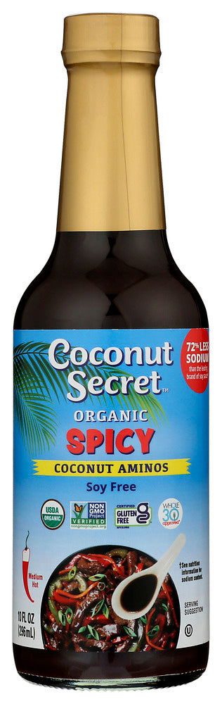 COCONUT SECRET: Aminos Coconut Spicy Org, 10 oz - #tag1# - #tag2#
