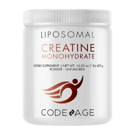 CODEAGE: Liposomal Creatine Monohydrate Powder, 16.03 oz - #tag1# - #tag2#