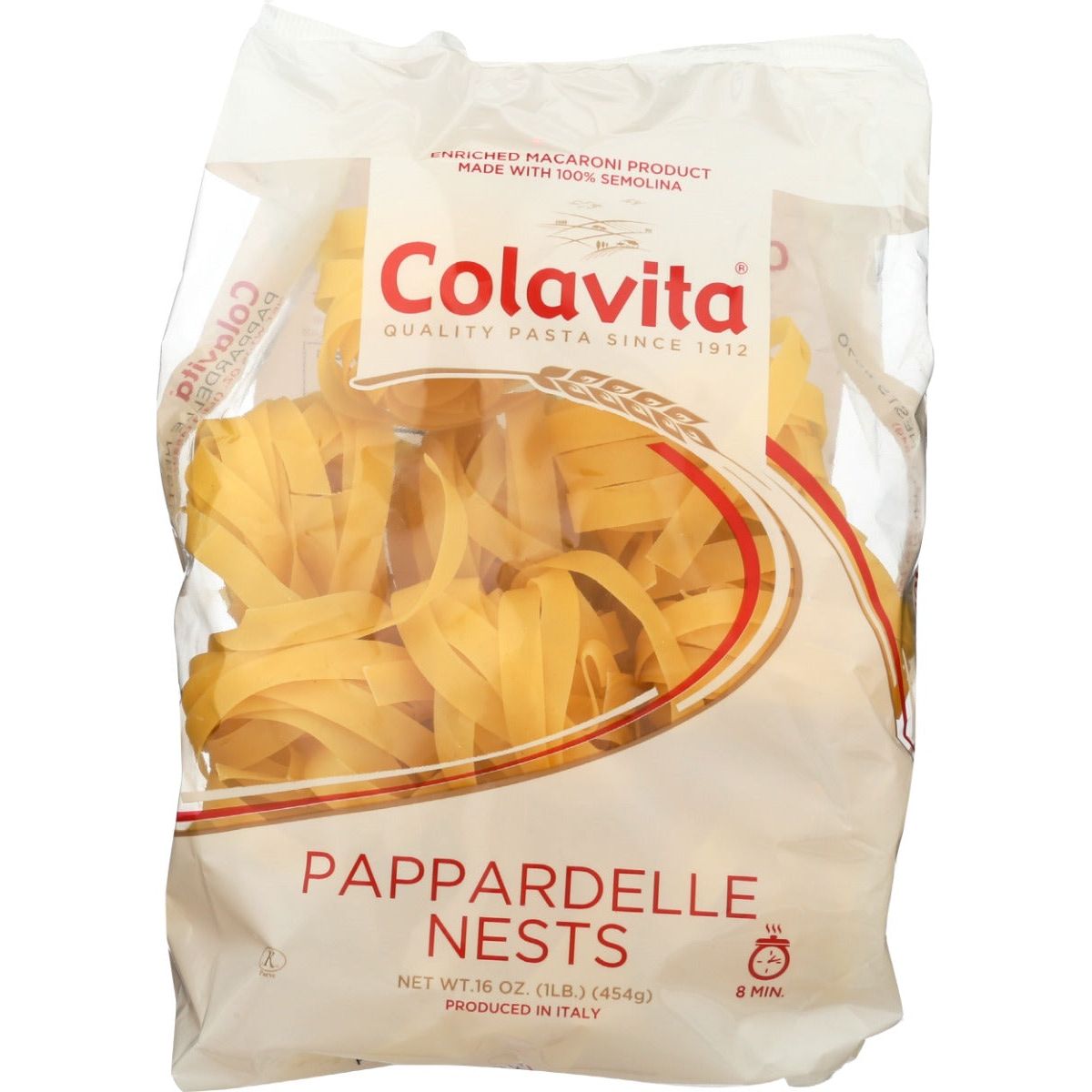 COLAVITA: Pasta Pappardelle Nest, 16 OZ - #tag1# - #tag2#
