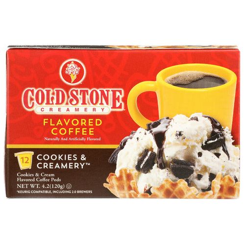 COLD STONE CREAMERY COFFE: Coffee Cookies And Creame, 12 PK - #tag1# - #tag2#