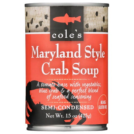 COLES: Maryland Style Crab Soup, 15 oz - #tag1# - #tag2#