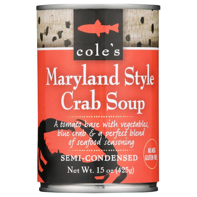 COLES: Maryland Style Crab Soup, 15 oz - #tag1# - #tag2#