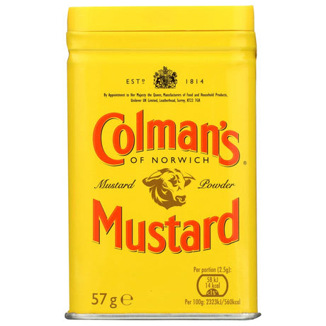 COLMANS: Mustard Double Superfine Powder, 2 oz - #tag1# - #tag2#