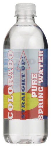 COLORADO STRAIGHT UP: Pure Spring Water, 16.9 fo - #tag1# - #tag2#