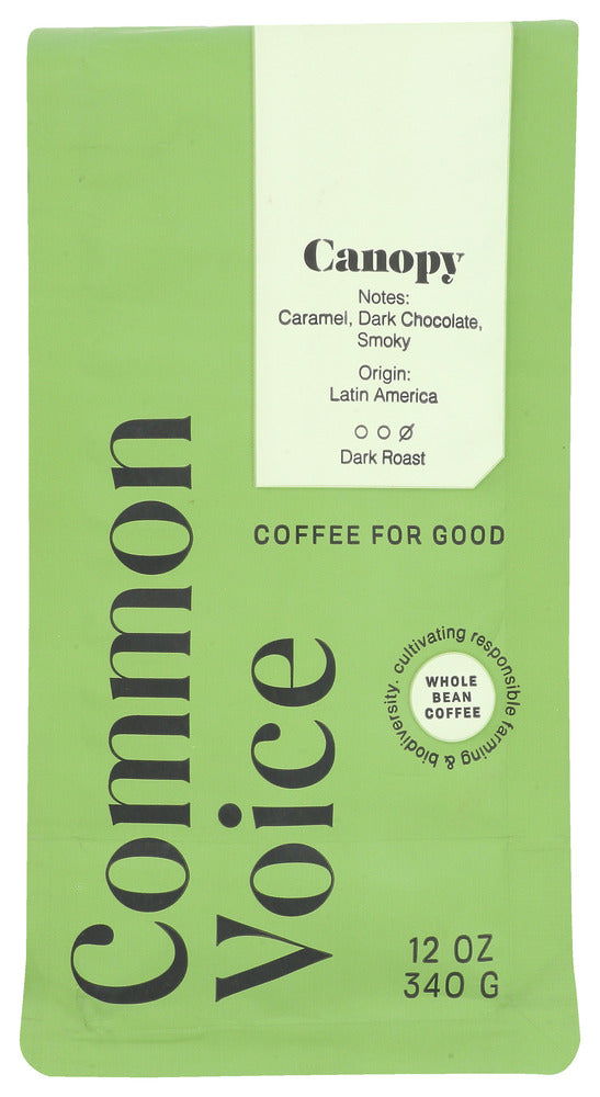 COMMON VOICE COFFEE CO: Canopy Dark Roast Coffee, 12 oz - #tag1# - #tag2#