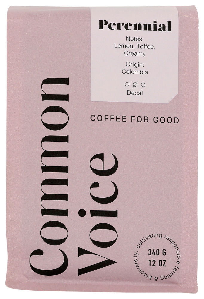 COMMON VOICE COFFEE CO: Perennial Decaf Coffee, 12 oz - #tag1# - #tag2#