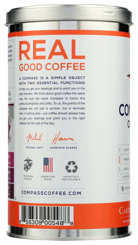 COMPASS COFFEE: Cardinal Blend Ground Coffee, 12 oz - #tag1# - #tag2#