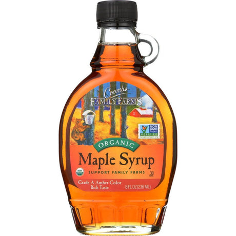 COOMBS FAMILY FARMS: Grade A Organic Maple Syrup Amber, 8 oz - Sunshine Co Op. - #tag1# - #tag2# - #tag3# - #tag4#