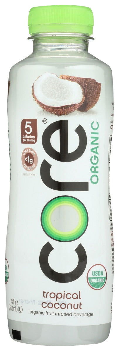 CORE ORGANIC: Tropical Coconut Fruit Infused Drink, 18 fo - #tag1# - #tag2#