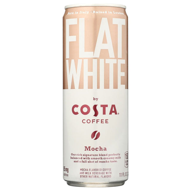 COSTA COFFEE: Flat White Mocha Coffee, 11 fo - #tag1# - #tag2#