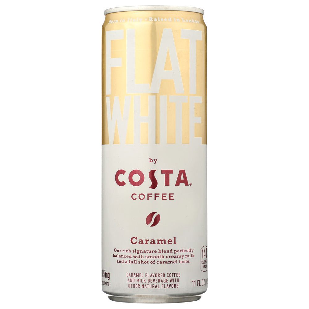 COSTA COFFEE: Flat Whte Caramel Coffee, 11 fo - #tag1# - #tag2#