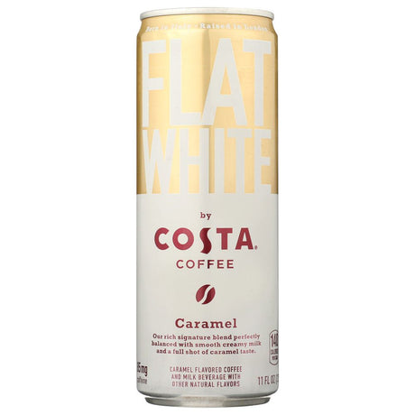 COSTA COFFEE: Flat Whte Caramel Coffee, 11 fo - #tag1# - #tag2#