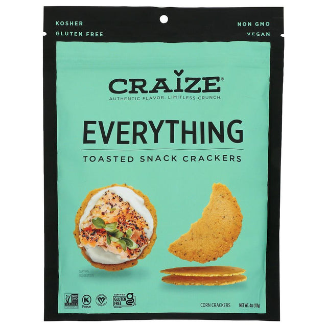 CRAIZE: Crackers Corn Everything, 4 oz - #tag1# - #tag2#