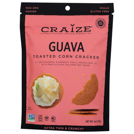 CRAIZE: Crackers Corn Guava, 4 oz - #tag1# - #tag2#