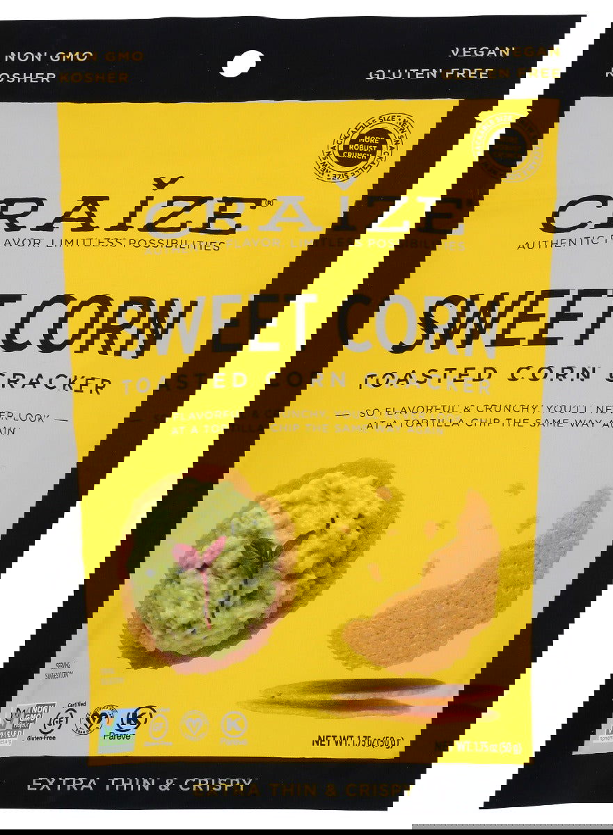 CRAIZE: Sweet Corn Toasted Corn Cracker, 1.75 oz - #tag1# - #tag2#