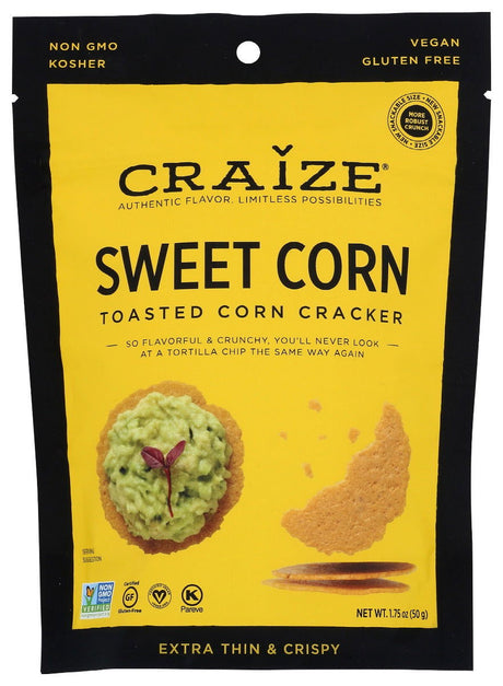 CRAIZE: Sweet Corn Toasted Corn Cracker, 1.75 oz - #tag1# - #tag2#