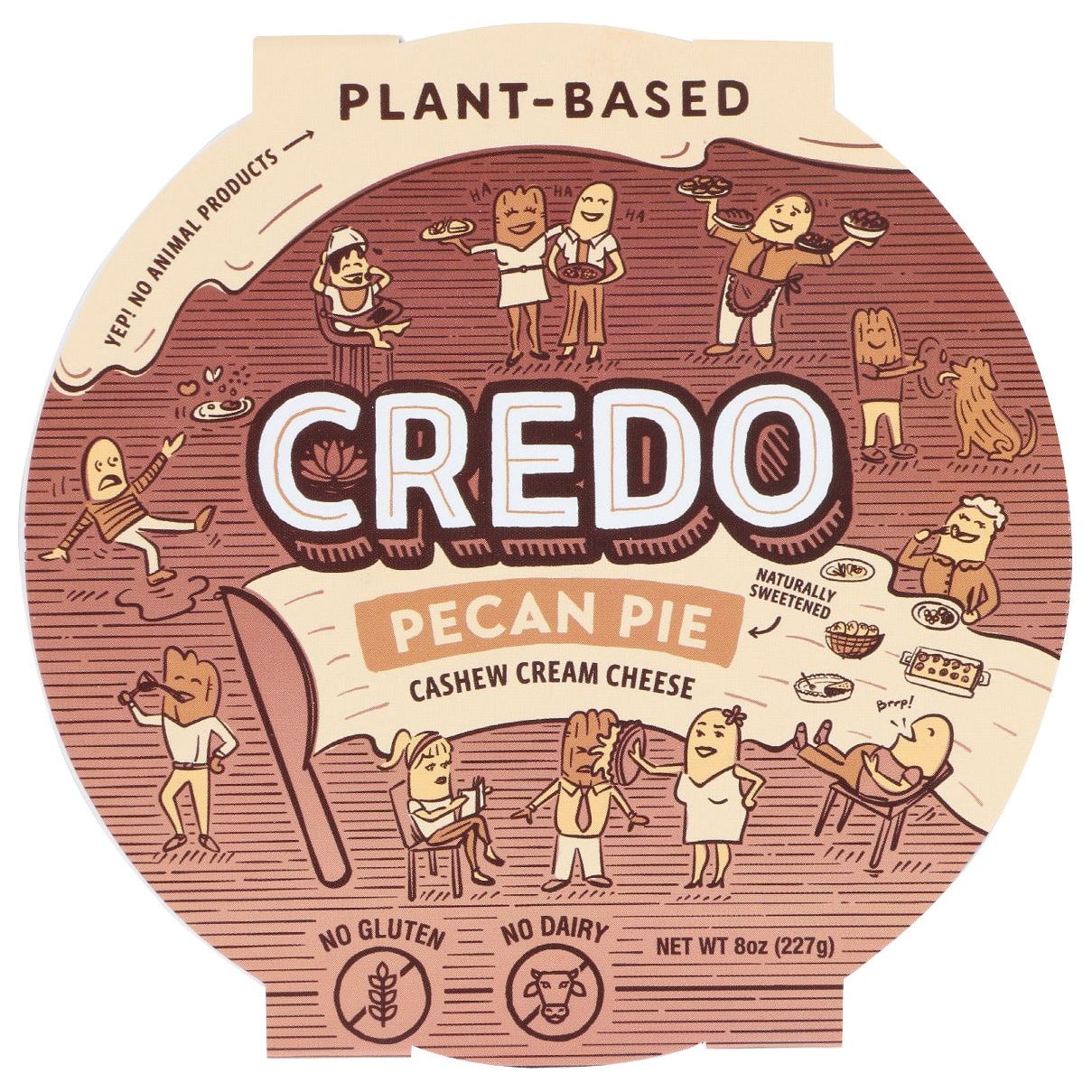CREDO FOODS: Pecan Pie Cashew Cream Cheese, 8 oz - #tag1# - #tag2#