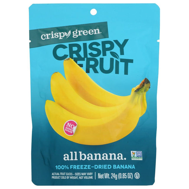 CRISPY GREEN: Banana Dried Single Serve, 0.85 OZ - #tag1# - #tag2#