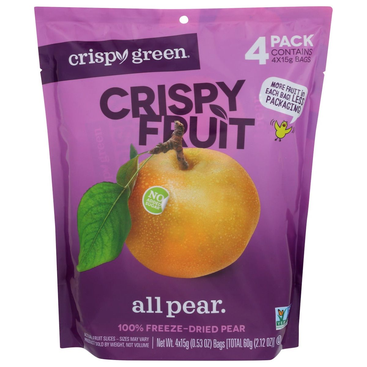 CRISPY GREEN: Pear Dried, 2.12 OZ - #tag1# - #tag2#