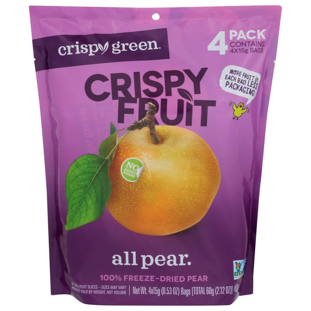 CRISPY GREEN: Pear Dried, 2.12 OZ - #tag1# - #tag2#