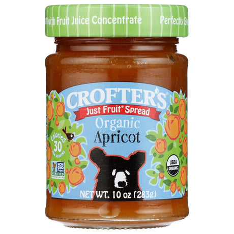 CROFTERS: Just Fruit Spread Apricot, 10 oz - #tag1# - #tag2#