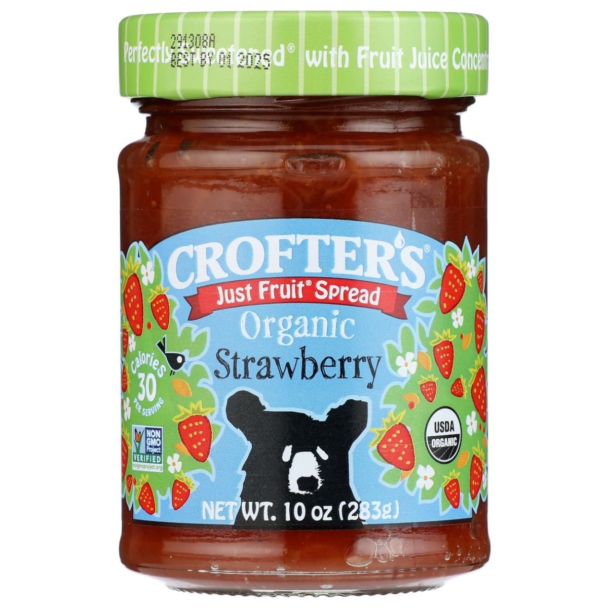 CROFTERS: Just Fruit Spread Strawberry, 10 oz - #tag1# - #tag2#