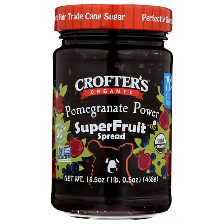 CROFTERS: Organic Pomegranate Power Superfruit Spread, 16.5 oz - #tag1# - #tag2#