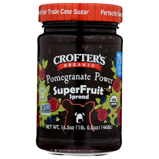 CROFTERS: Organic Pomegranate Power Superfruit Spread, 16.5 oz - #tag1# - #tag2#
