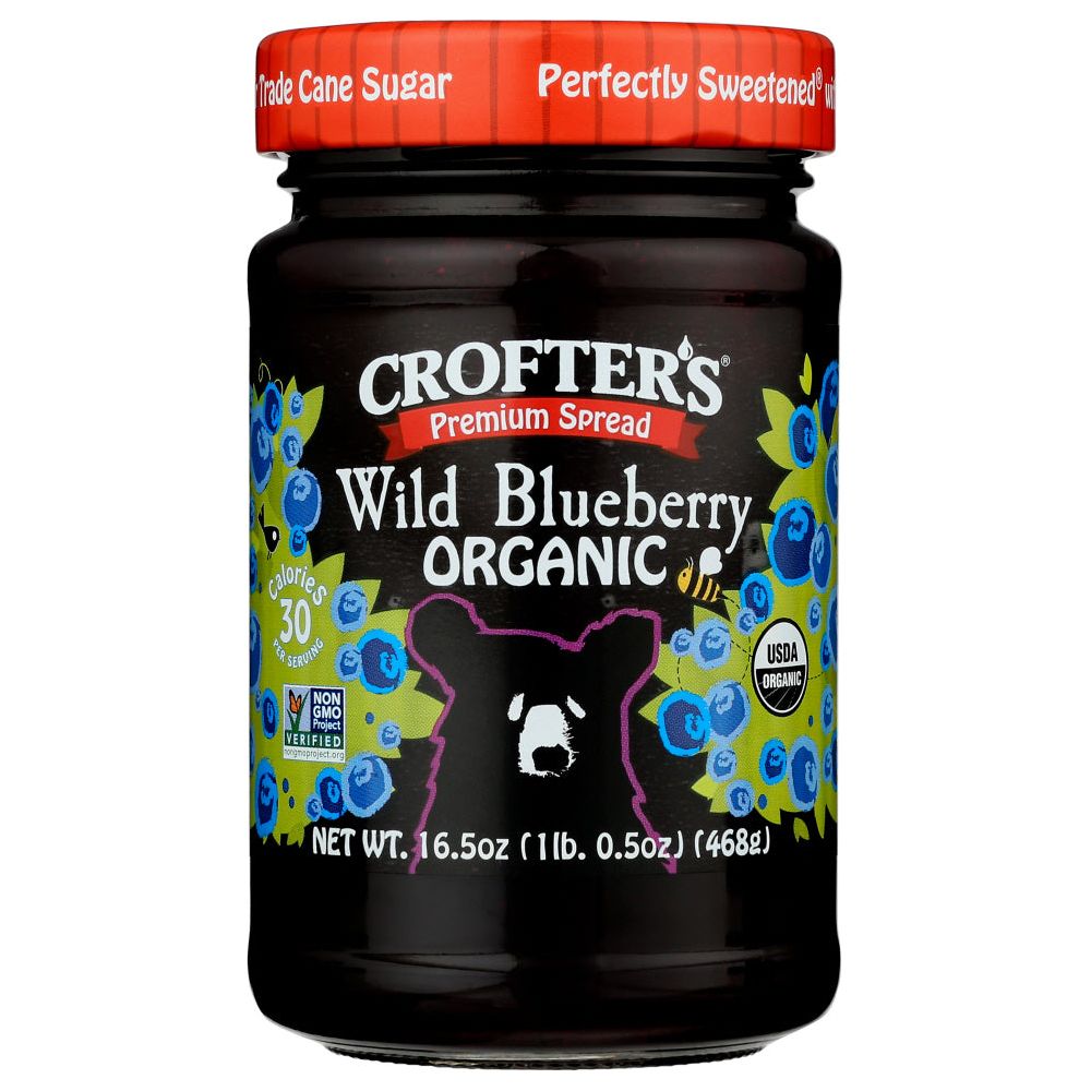 CROFTERS: Organic Wild Blueberry Premium Spread, 16.5 oz - #tag1# - #tag2#
