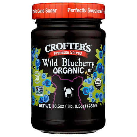 CROFTERS: Organic Wild Blueberry Premium Spread, 16.5 oz - #tag1# - #tag2#