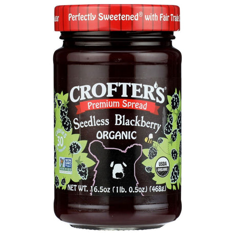 CROFTERS: Premium Spread Blackberry Seedless, 16.5 oz - Sunshine Co Op. - #tag1# - #tag2# - #tag3# - #tag4#