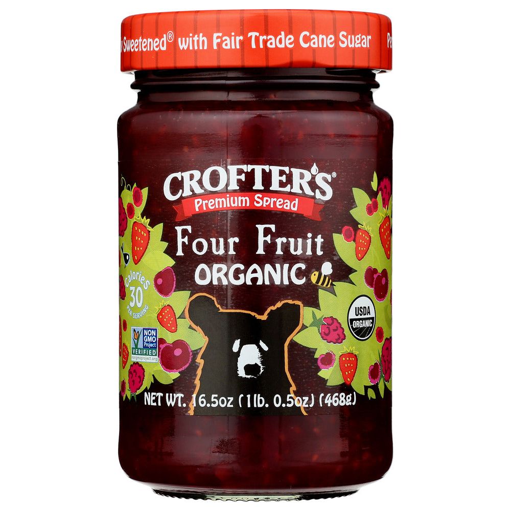 CROFTERS: Premium Spread Four Fruit, 16.5 oz - #tag1# - #tag2#