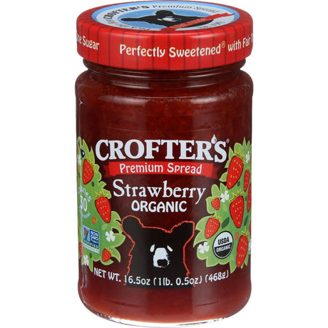 CROFTERS: Premium Spread Strawberry, 16.5 oz - #tag1# - #tag2#