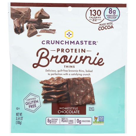 CRUNCHMASTER: Brownie Thin Hmstyl Choc, 3.54 oz - #tag1# - #tag2#