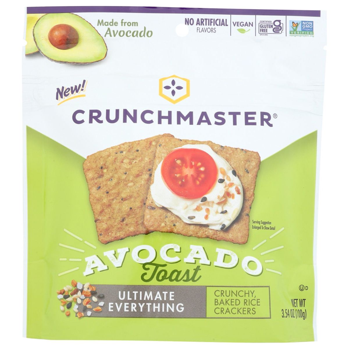 CRUNCHMASTER: Ultimate Everything Avocado Toast, 3.54 oz - #tag1# - #tag2#