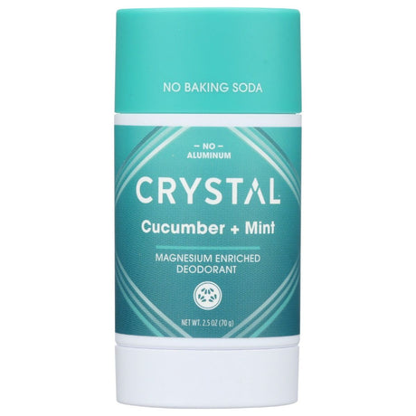 CRYSTAL BODY DEODORANT: Deodorant Cucumber Mint, 2.5 OZ - #tag1# - #tag2#