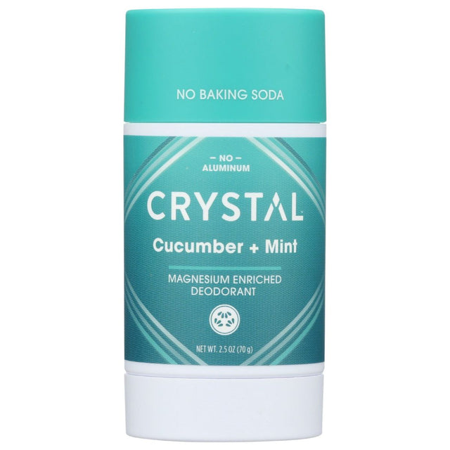 CRYSTAL BODY DEODORANT: Deodorant Cucumber Mint, 2.5 OZ - #tag1# - #tag2#