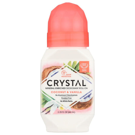 CRYSTAL BODY DEODORANT: Deodorant Vanila Conut, 2.25 FO - #tag1# - #tag2#