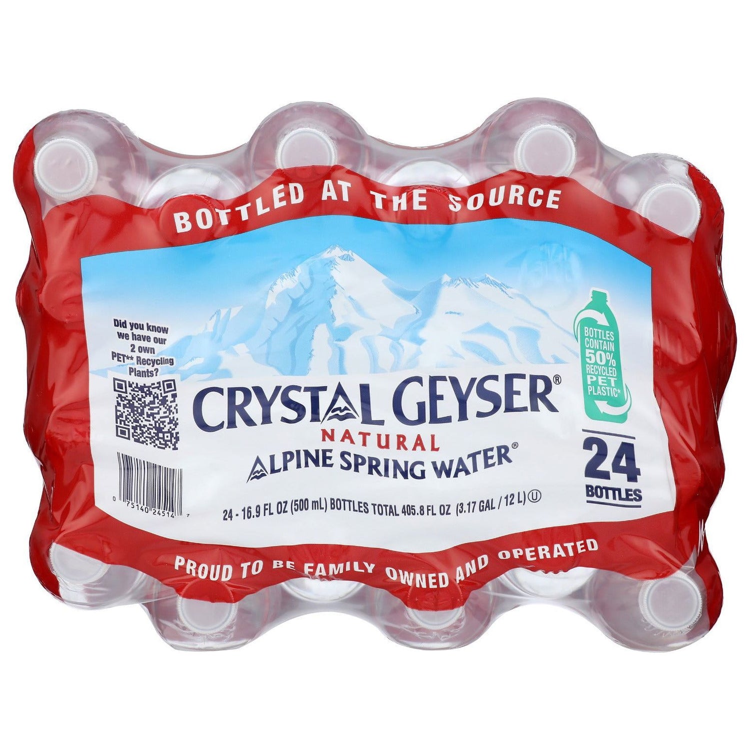 CRYSTAL GEYSER ALPINE SPR: Water Alpine Spring 24Pk, 405.6 FO - Sunshine Co Op. - #tag1# - #tag2# - #tag3# - #tag4#