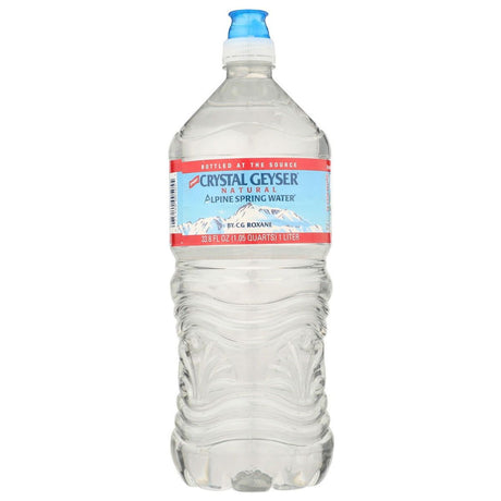 CRYSTAL GEYSER: Alpine Spring Water Sport Cap, 1 lt - Sunshine Co Op. - #tag1# - #tag2# - #tag3# - #tag4#