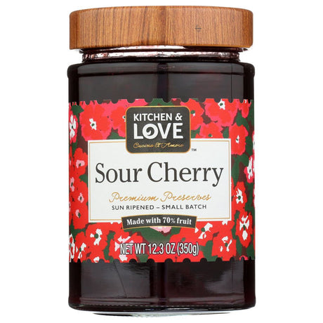 CUCINA & AMORE: Sour Cherry Premium Preserves, 12.3 oz - #tag1# - #tag2#