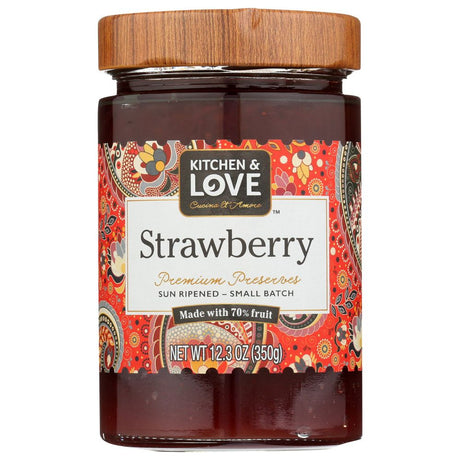 CUCINA & AMORE: Strawberry Premium Preserves, 12.3 oz - #tag1# - #tag2#