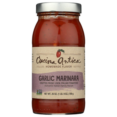 CUCINA ANTICA: Garlic Marinara Sauce, 25 oz - #tag1# - #tag2#